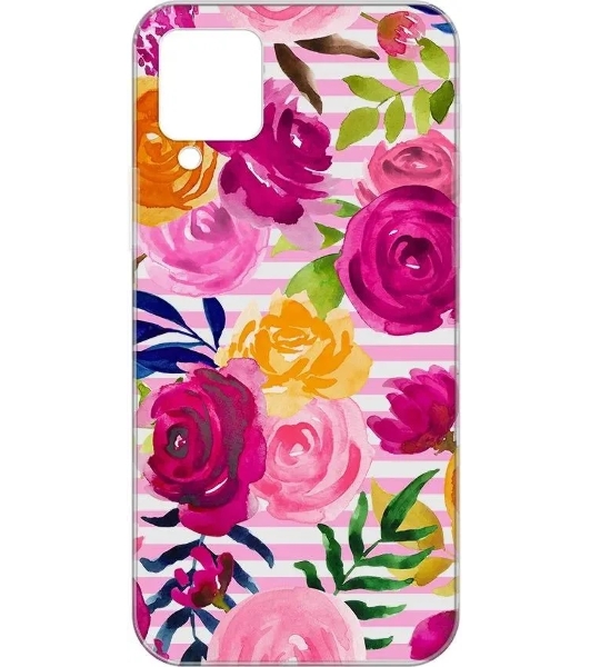 Чехол (клип-кейс) Gresso Air, для Samsung Galaxy A12, прозрачный/рисунок gr17aaae9263