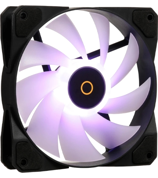 Реверсный вентилятор Fan Ocypus Beta F12 BK ARGB PWM черный