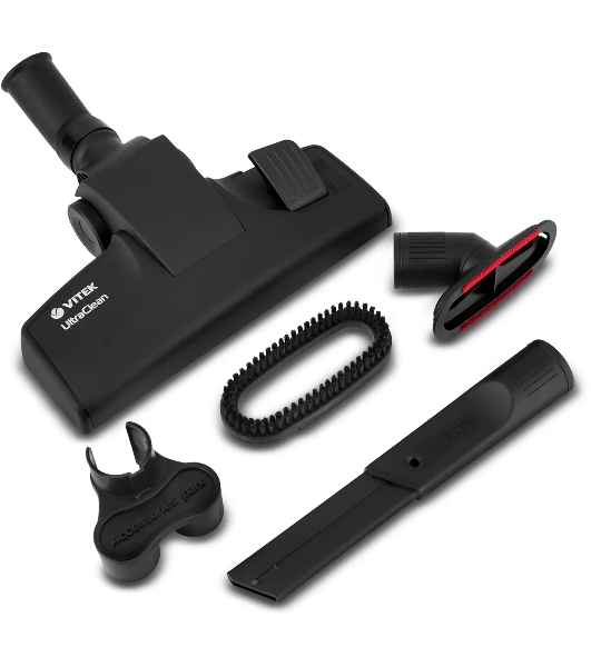 Пылесос Vitek VT-8117(BK) коричневый/черный, 450/2200 Вт, уборка сухая, пылесборник контейнер 2,5 л