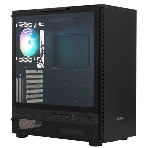 Компьютерный корпус PCCooler IE200 BK, Tempered Glass Full Tower, черный, TG, SPCC, 1x120мм ARGb E-ATX, ATX, mATX, mITX 180/380/220мм 4x2.5', 2x3.5', 7+3xPCI 1xUSB-A 3.0, 2xUSB-A 2.0 432x225x495мм, фото 1