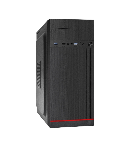 Компьютерный корпус Miditower ExeGate AA-442U2-UNS450 (ATX, БП UNS450 с вент. 12см, 1хUSB+2хUSB 3.0, аудио, черный)