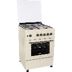 Плита газовая Nordfrost GG 6061 Y бежевый, конфорок 4 шт, духовка 63 л, 60 см x 89 см x 60 см, фото6