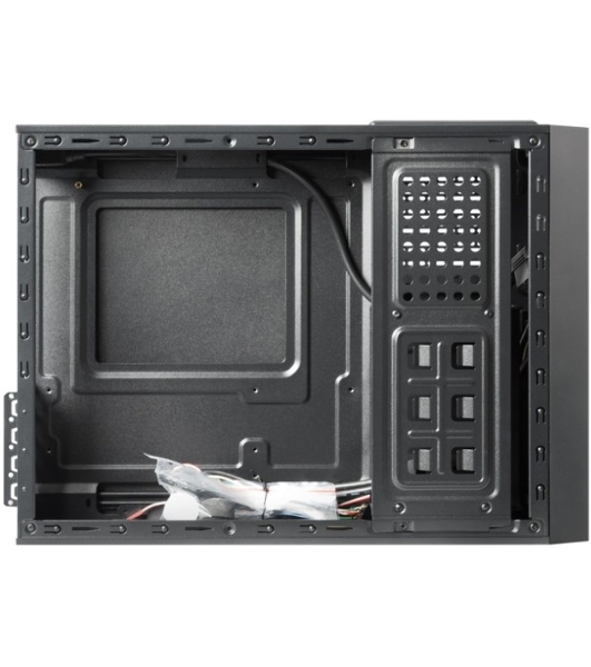 Компьютерный корпус CHIEFTEC UNI UE-02B-OP без БП, Slimline desktop, SFX, черный, mATX