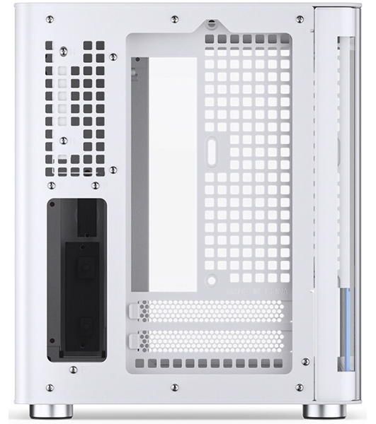 Компьютерный корпус без блока питания Case JONSBO TK-0 белый, Desktop SFF, TG, no fan, 1xUSB-A 3.2 + 1xUSB-C 3.2, SFX PSU Support, mITX белый