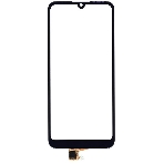 Сенсорное стекло (тачскрин) для Huawei Y6 2019, черное, фото 1