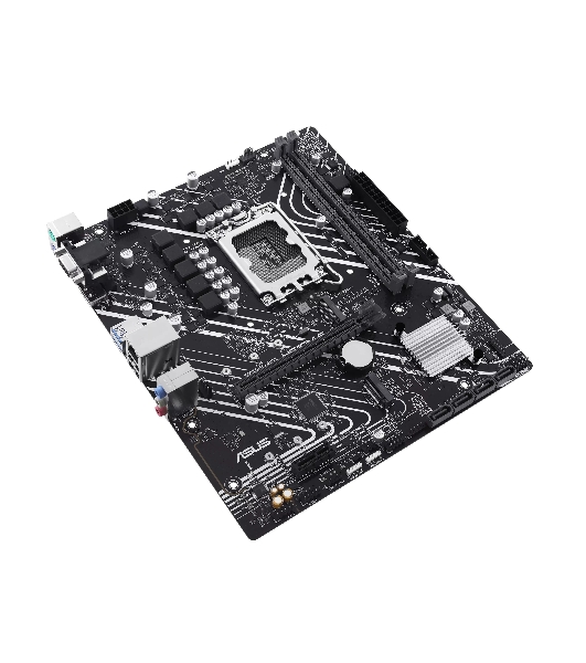 Материнская плата ASUS PRIME H610M-E-CSM, LGA 1700, Intel H610, 2xDDR5, 4xSATA, 2xM.2 PCIe 3.0 (x2, x4), 1xPCIe 4.0 x16, 1xPCIe x1, 1xHDMI, 1xDP, 1xVGA, 2xUSB-A 2.0, 2xUSB-A 3.2 Gen 1, 1x 1Gb LAN, 3x3.5 мм, 7.1, mATX