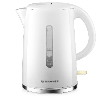 Чайник электрический BRAYER BR6108 1.7 л, 2200 Вт, белый