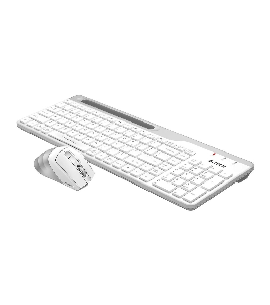 Комплект клавиатура+мышь A4Tech FStyler FB2535C беспроводной, USB + Bluetooth, 2000 DPI, белый