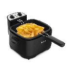 Фритюрница Blackton Bt DF1112 Black. Потребляемая мощность 2000 Вт/Мах. объем 3л/Параметры электропитания 220-240 В,50Гц/Класс защиты от поражения электрическим током Класс I/Регулировка температуры/Компактный размер/Быстрый нагрев до 90 градусов', фото2