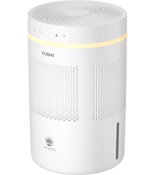 Мойка воздуха Funai Hatamoto FAW-HTE450/4.0(WT) белый, 40 м², 4 л, традиционное увлажнение, гигростат, антибактериальный фильтр, пульт ДУ, ночной режим