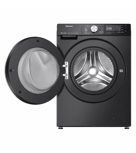 Стирально-сушильная машина Hisense WD5S1045BB черный, загрузка фронтальная 10,5 кг, 1400 об/мин., класс: А