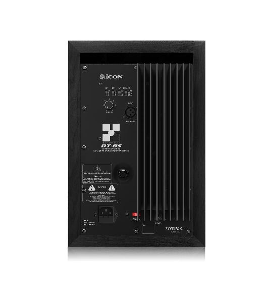 Акустическая система (студийный монитор) 110302A1002 Icon DT-8S активный, 2-х полосный, 1' ВЧ динамик, 8,5' НЧ динамик