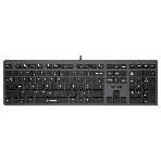 Клавиатура проводная A4Tech Fstyler FX50, USB, серый, фото 1