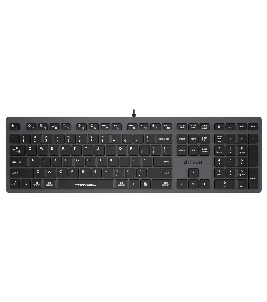 Клавиатура проводная A4Tech Fstyler FX50, USB, серый