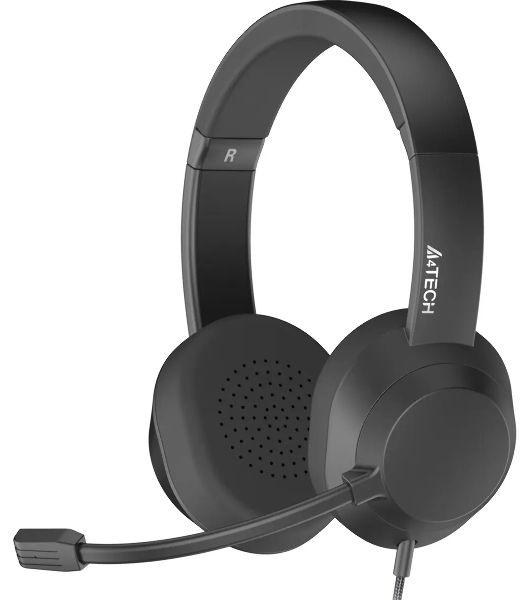 Гарнитура A4Tech Fstyler FH150U чёрный, проводная