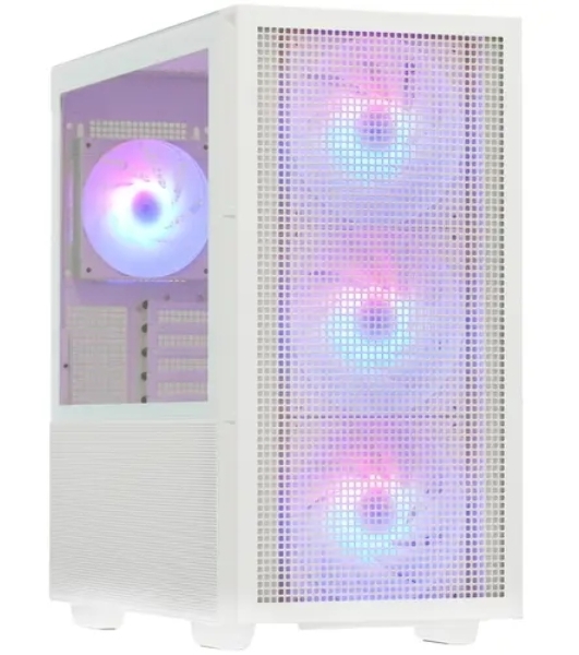 Компьютерный корпус Deepcool CH560 WH без БП, боковое окно (закаленное стекло)
