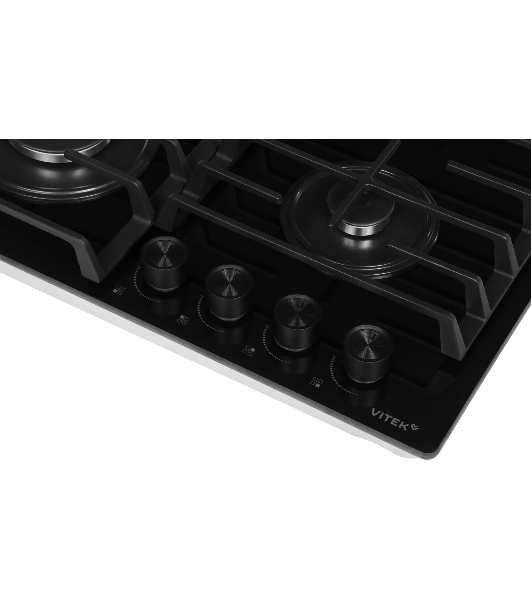 Газовая варочная панель Vitek VGH 6420 BG стекло черное