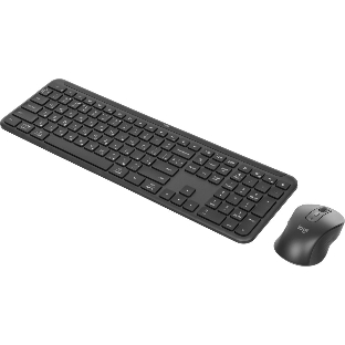 Комплект клавиатура+мышь Logitech MK950 беспроводной, USB, графитовый/чёрный