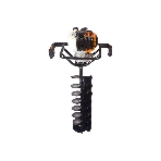 Мотобур Carver AG-152/000 бытовой 2-х такт. 1400Вт 1.9л.с. 52см3 277об/мин, фото 1