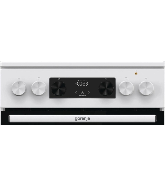 Плита электрическая Gorenje GEC5C42WG белый, конфорок 4 электрических, духовка 70 л, 50 см x 85 см x 59.4 см (без крышки)