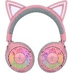 Гарнитура Razer Kraken Kitty V3 Pro Quartz розовый, беспроводная, bluetooth, до 70 ч, подсветка, фото5