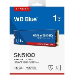 Накопитель SSD WD 1TB M.2 2280 NVMe PCIE 4.0 x4 7100/6700 BLUE SN5100, фото2