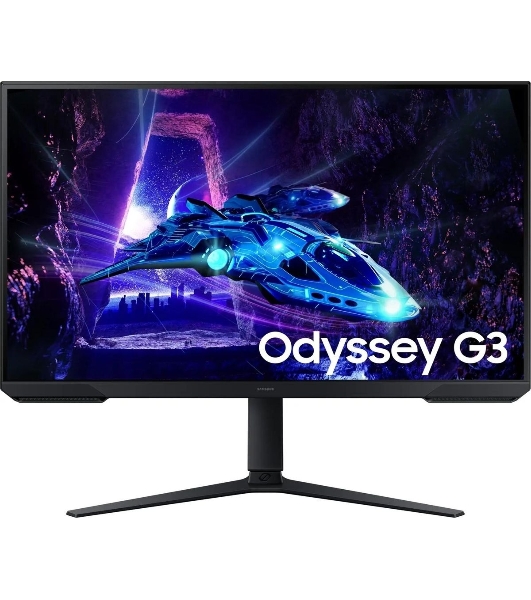 Монитор 32' Samsung Odyssey G3 S32DG300EI VA 1920x1080, 180 Гц, 1 мс, 16:9, 250 кд/м², 1xHDMI, 1xDP, 1x3.5 мм, черный