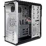 Компьютерный корпус Minitower ExeGate BA-202-UNS450 (mATX, БП UNS450 с вент. 12см, 2хUSB, аудио, черный), фото3