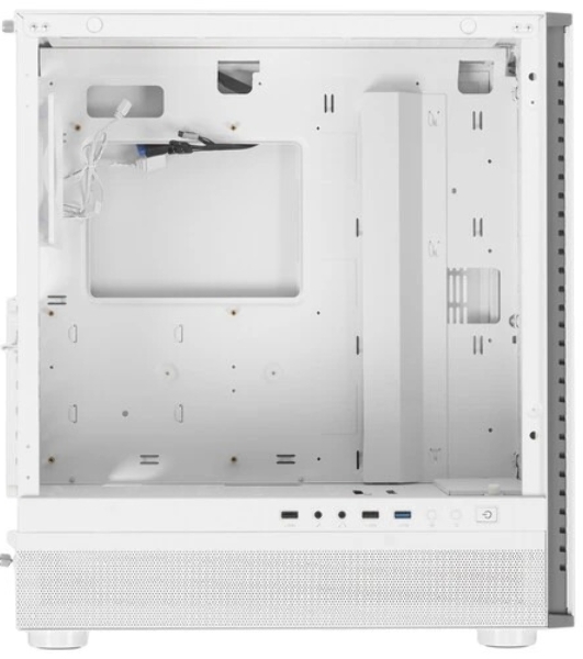 Компьютерный корпус PCCooler IE200 WH, Tempered Glass Full Tower, белый, TG, SPCC, 1x120мм ARGb E-ATX, ATX, mATX, mITX 180/380/220мм 4x2.5', 2x3.5', 7+3xPCI 1xUSB-A 3.0, 2xUSB-A 2.0 432x225x495мм