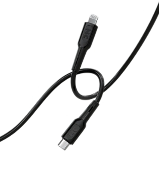 Кабель MORE CHOICE (4620202553249) K63ia 2м USB 3.0A PD 27W для Lightning ng 8-pin Type-C - 2м, черный