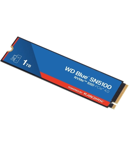 Накопитель SSD WD 1TB M.2 2280 NVMe PCIE 4.0 x4 7100/6700 BLUE SN5100