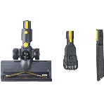 Пылесос вертикальный Centek CT-2573 черный/желтый, питание от аккумулятора, 215 Вт, уборка сухая, пылесборник 0.8 л, работа от АКБ max 45 мин, фото5