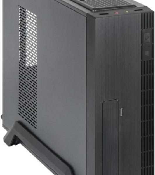 Компьютерный корпус CHIEFTEC UNI UE-02B-OP без БП, Slimline desktop, SFX, черный, mATX