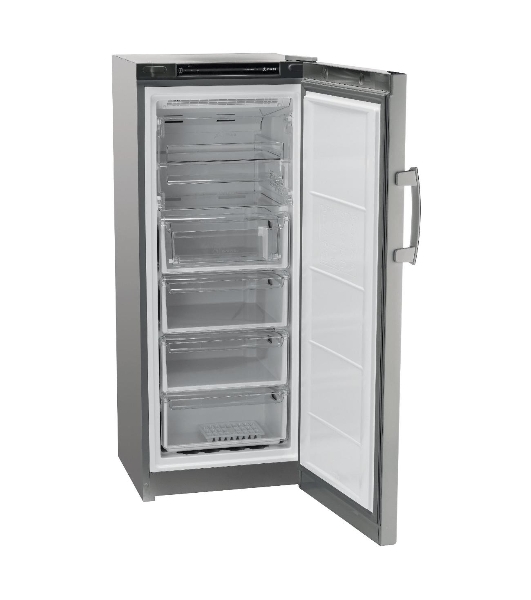 Морозильная камера Indesit DFZ 4150 G, серебристый, 204л, 6 ящиков