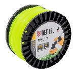 Леска для триммера Denzel звезда, 4,0мм х 93м, на DIN катушке FLEX CORD, фото2