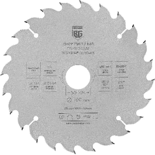 Диск пильный по дереву Berger BG1646 d=190 мм d(посад.)=30 мм (циркулярные пилы) (упак.: 1 шт)