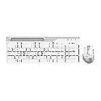 Комплект клавиатура+мышь A4Tech FStyler FB2535C беспроводной, USB + Bluetooth, 2000 DPI, белый, фото 1