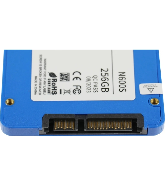 Накопитель SSD Netac N600S, 256Gb, SATA III, 2.5', R/W 540/490