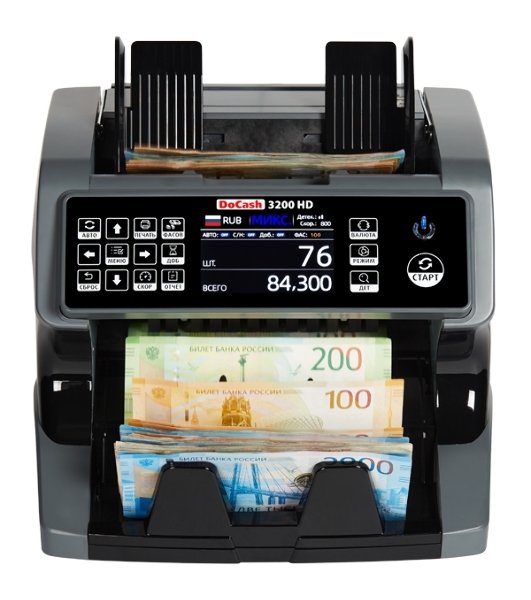 Счетчик банкнот DoCash 3200 HD автоматический мультивалюта