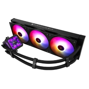 Водяное охлаждение для процессора Thermalright Frozen Warframe Pro 360 черный ARGb (360мм, черный, ARGb/Fans: 3x120мм, 70.84CFM, 29.8dBA, 2000RPM/Pump height 60мм, 23dBA, 3000RPM, Rad thickness 27mm/S: 1200, 1700, 1851, 2011, 2066, 115X, AM4, AM5)