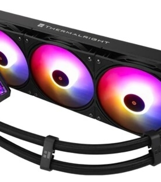 Водяное охлаждение для процессора Thermalright Frozen Warframe Pro 360 черный ARGb (360мм, черный, ARGb/Fans: 3x120мм, 70.84CFM, 29.8dBA, 2000RPM/Pump height 60мм, 23dBA, 3000RPM, Rad thickness 27mm/S: 1200, 1700, 1851, 2011, 2066, 115X, AM4, AM5)