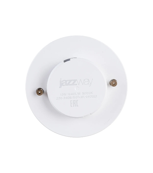 Лампа светодиодная JazzWay PLED-GX53 12Вт таблетка 5000К мат. холодный белый GX53 1040лм 230В
