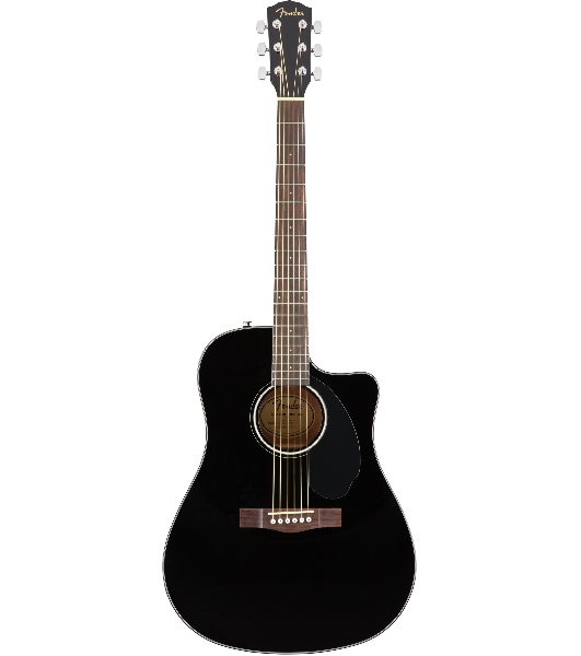 Электроакустическая гитара FENDER CD-60SCE Dread черный WN