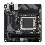 Материнская плата GIGABYTE B650I AX, AM5, AMD B650, 2xDDR5, 2xSATA, 1xM.2, 1xPCIe 4.0 x16, 1xHDMI, 1xDP, 1x2.5Gb LAN, Wi-Fi 6E, Bluetooth 5.3, 1xUSB-C 5Gbps, 1xUSB-A 5Gbps, 3xUSB-A 2.0, 3x3.5 мм, 7.1, ITX, фото3