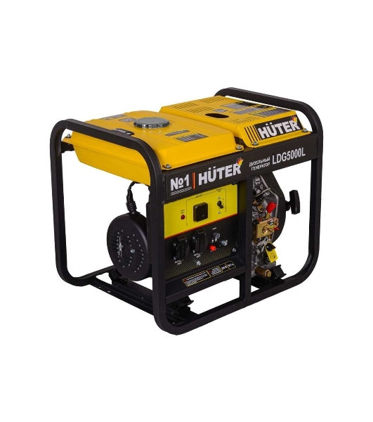 Электрогенератор дизельный Huter LDG 5000L, 3.3 кВт, 82 дБ, 68.7 кг