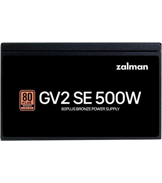 Блок питания Zalman ZM500-GV2SE, 500Вт, 80 PLUS Bronze, 120мм, черный