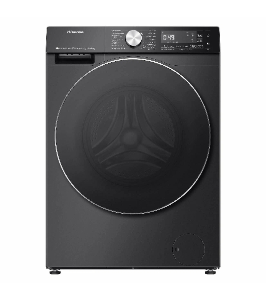 Стирально-сушильная машина Hisense WD5S1045BB черный, загрузка фронтальная 10,5 кг, 1400 об/мин., класс: А