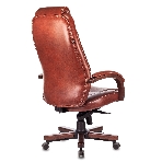 Кресло Бюрократ T-9923WALNUT Leather Eichel светло-коричневый, кожа, фото5