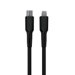 Кабель MORE CHOICE (4620202553249) K63ia 2м USB 3.0A PD 27W для Lightning ng 8-pin Type-C - 2м, черный, фото 1