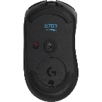 Мышь игровая Logitech G703 Lightspeed черная, сенсор 100-25600dpi (Hero25K), беспроводная 2.4GHz + USB 1,8м, 5 программируемых кнопок + колесо прокрутки, RGB-подсветка, под правую руку, фото15